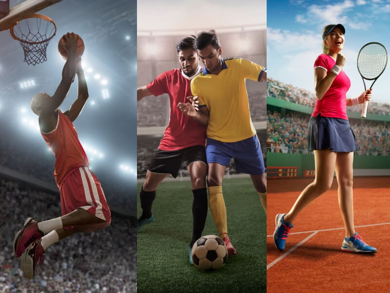 Sports betting action image representing live match moments on bd222